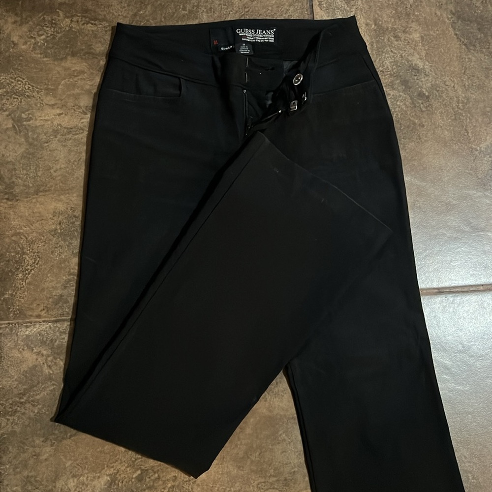 Guess Jeans Black Stretch Pants - Picture 10 of 11
